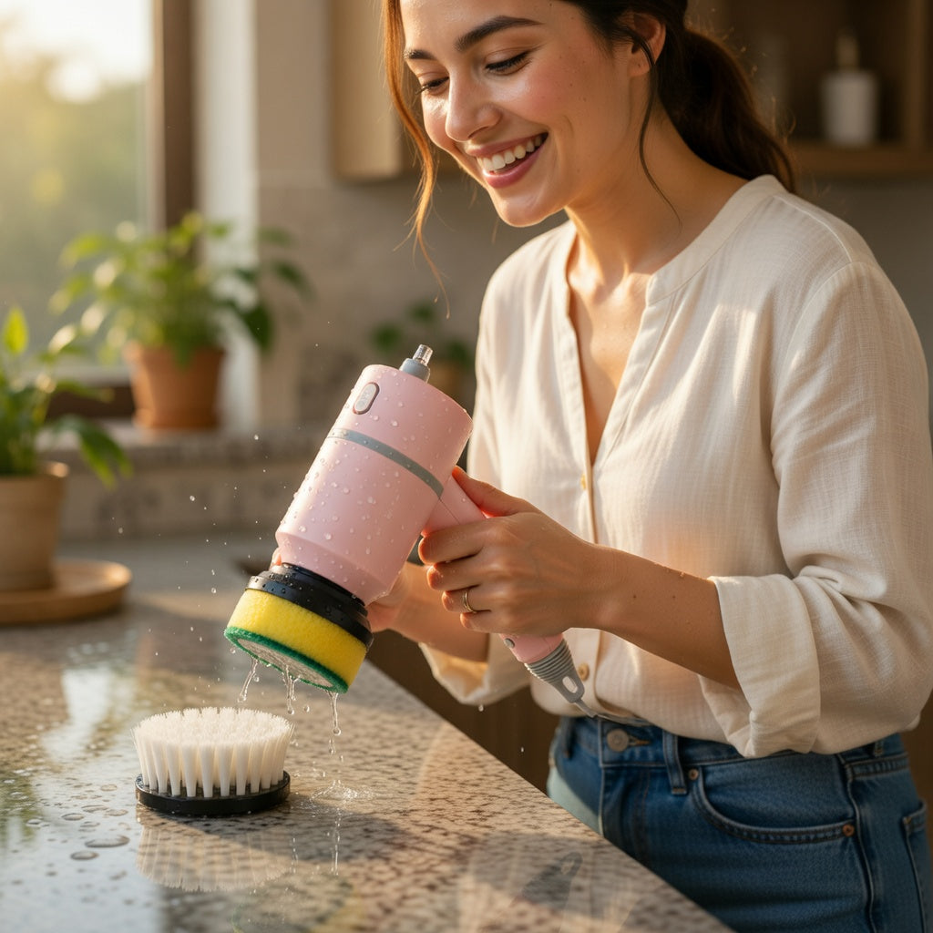 Electric Cleaning Brush for Tough Stains